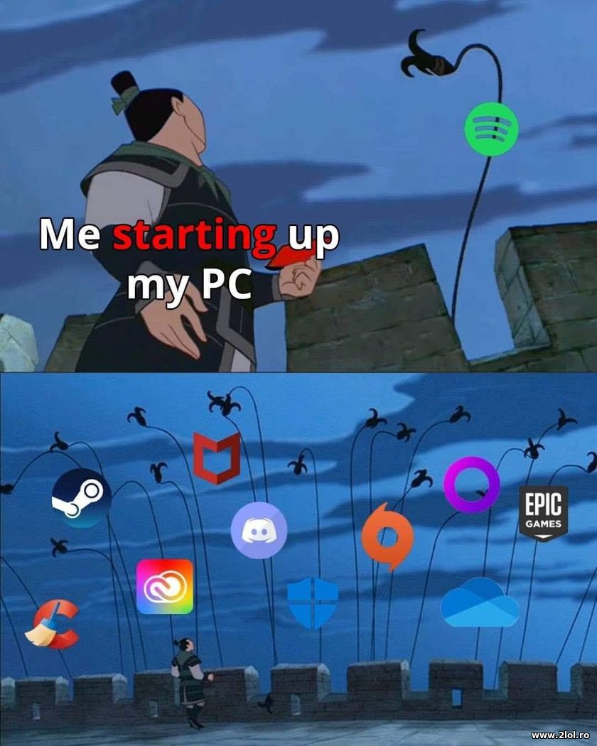 Starting my PC | poze haioase