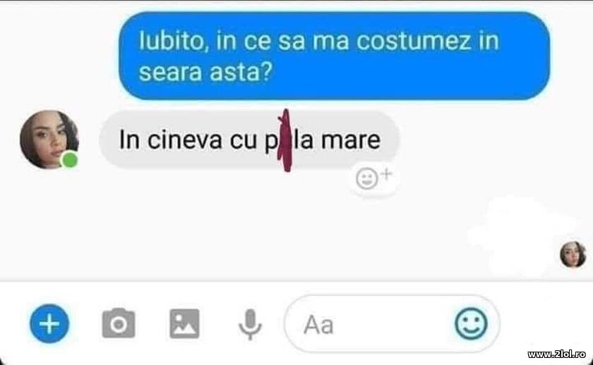 Iubito, in ce sa ma costumez? | poze haioase