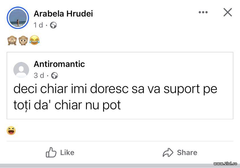 Deci chiar imi doresc sa va suport pe toti | poze haioase