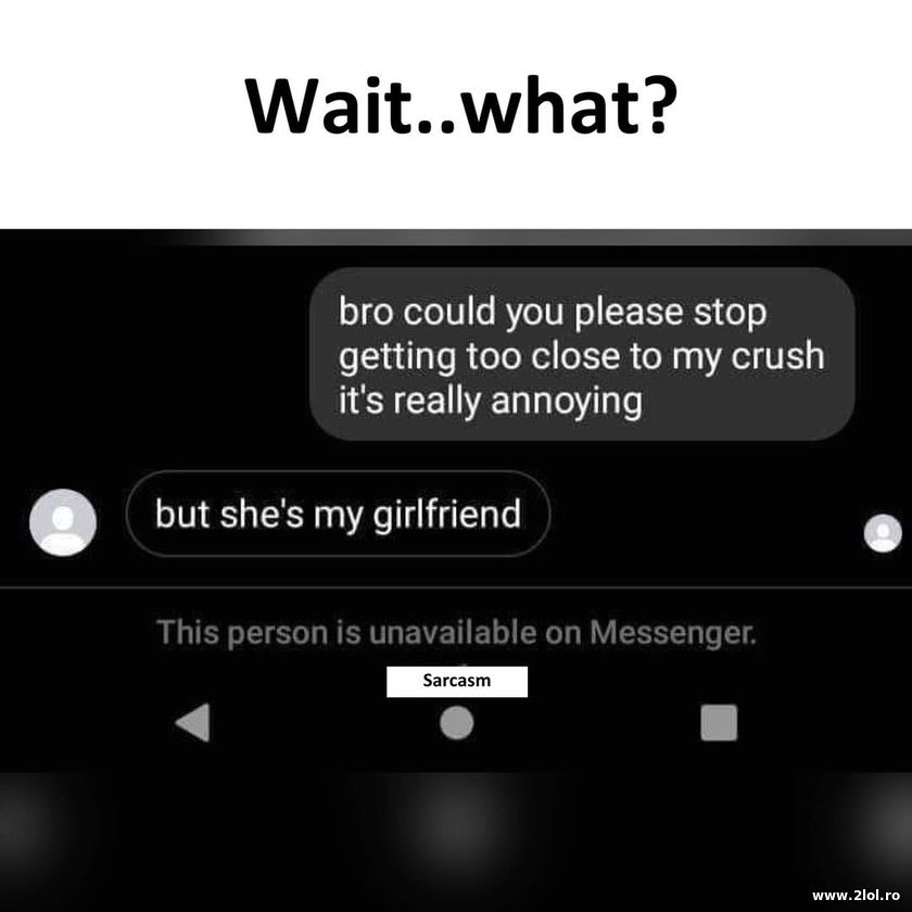 Could you stop getting to close to my crush | poze haioase