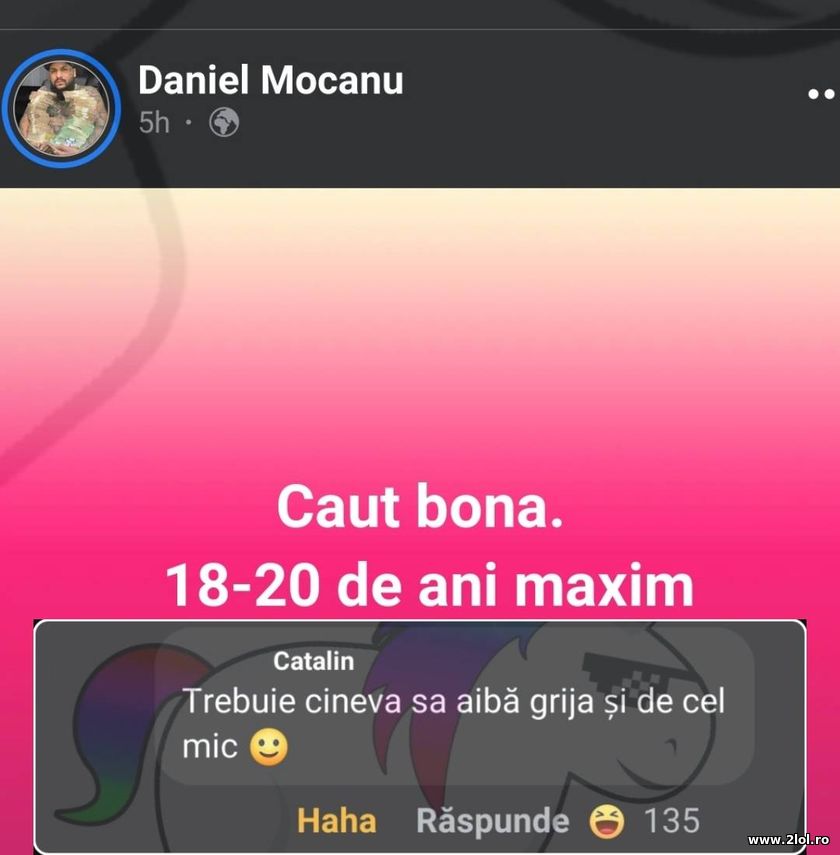 Sa aiba grija de cel mic. Dani Mocanu | poze haioase