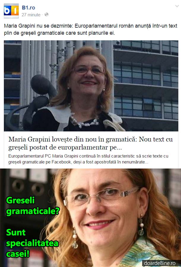 Specialitatea Mariei Grapini | poze haioase