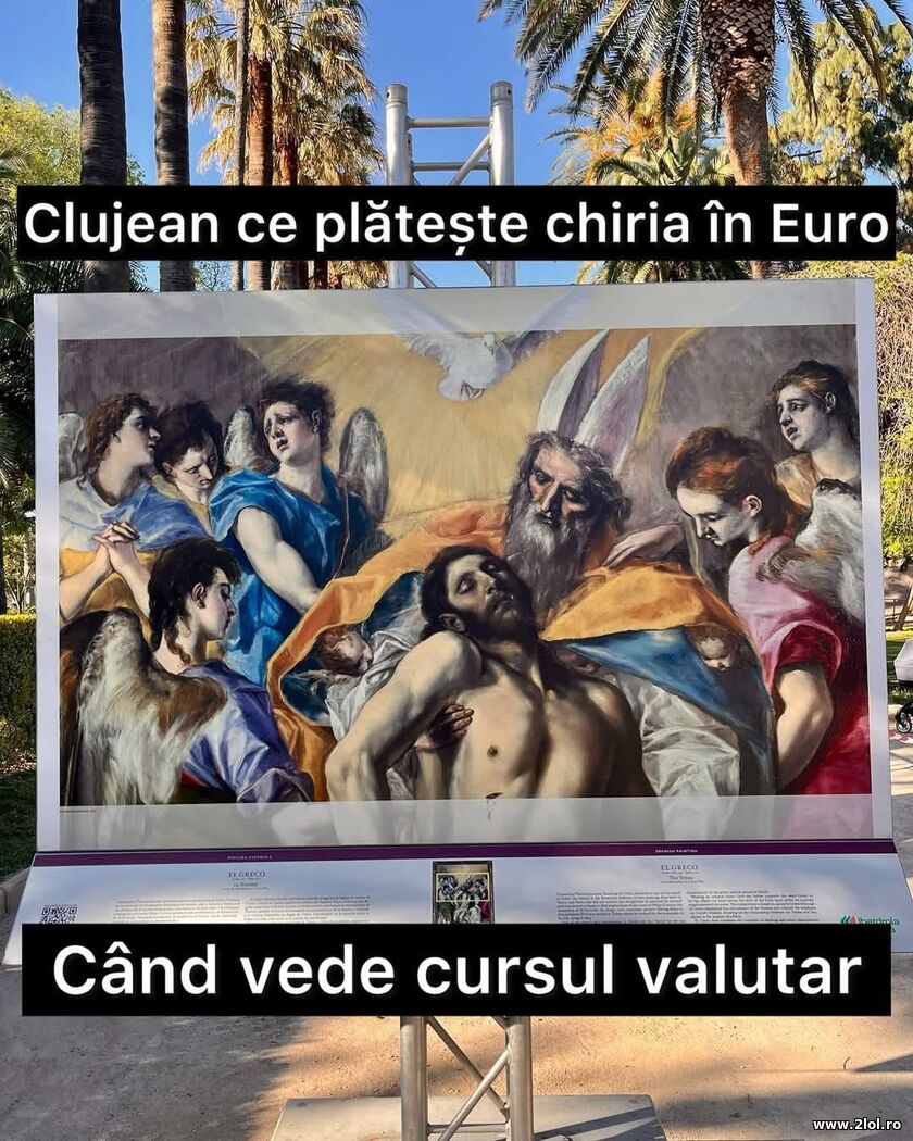 Clujean ce plateste chiria in euro | poze haioase