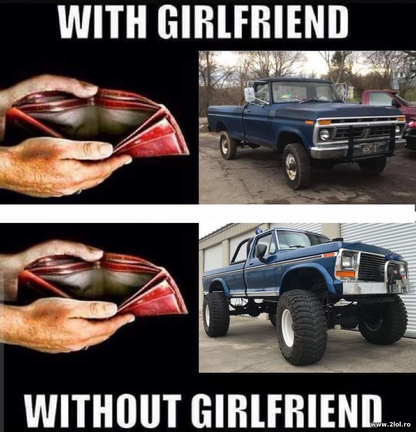 With girlfriend and without girlfriend | poze haioase