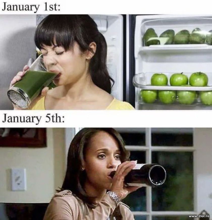 January 1st vs 5th | poze haioase