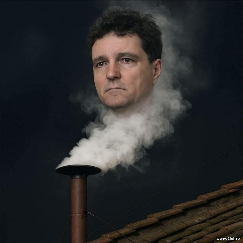 A iesit fum alb | poze haioase