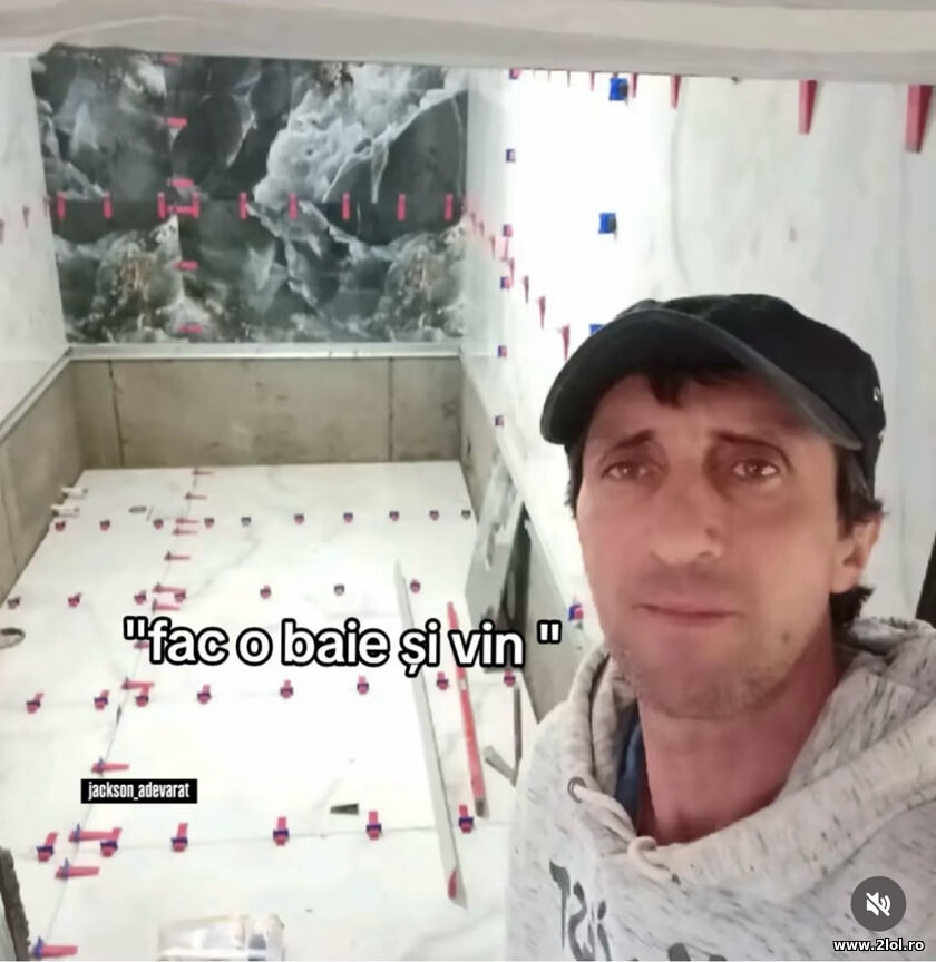 Fac o baie si vin | poze haioase