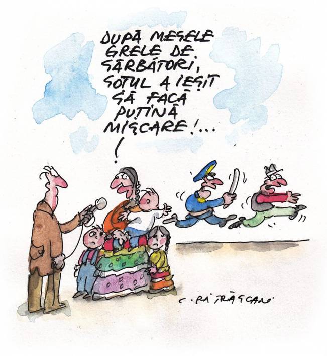 Omul are o metodă specială de a face mişcare | poze haioase