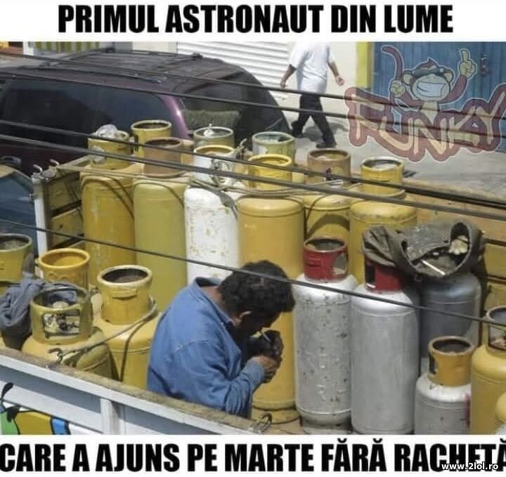 Primul astronaut din lume | poze haioase