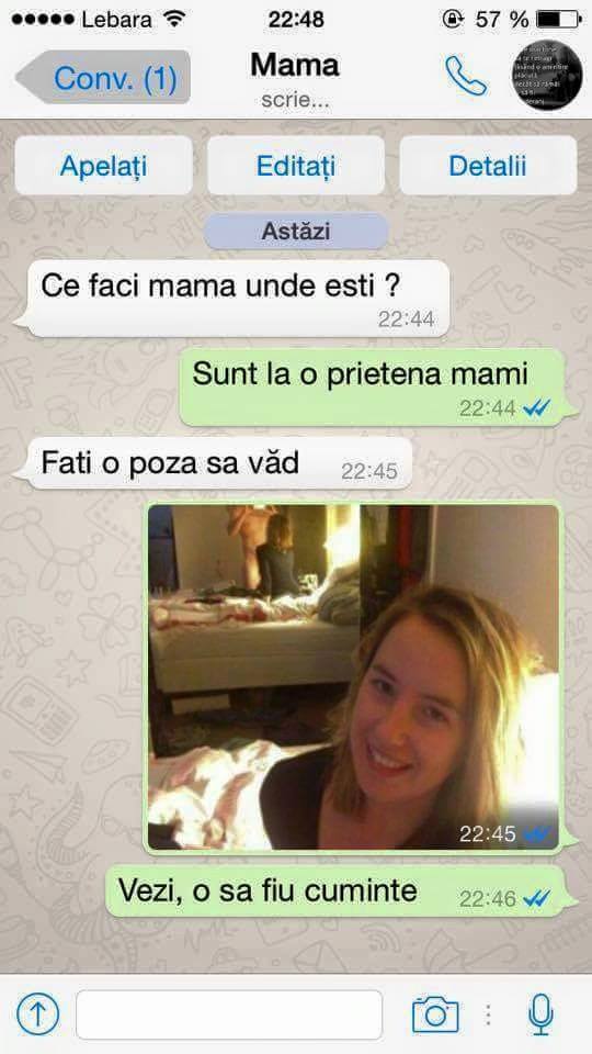 Ce faci mamă, unde ești? | poze haioase