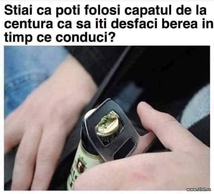 Capatul de la centura si berea | poze haioase