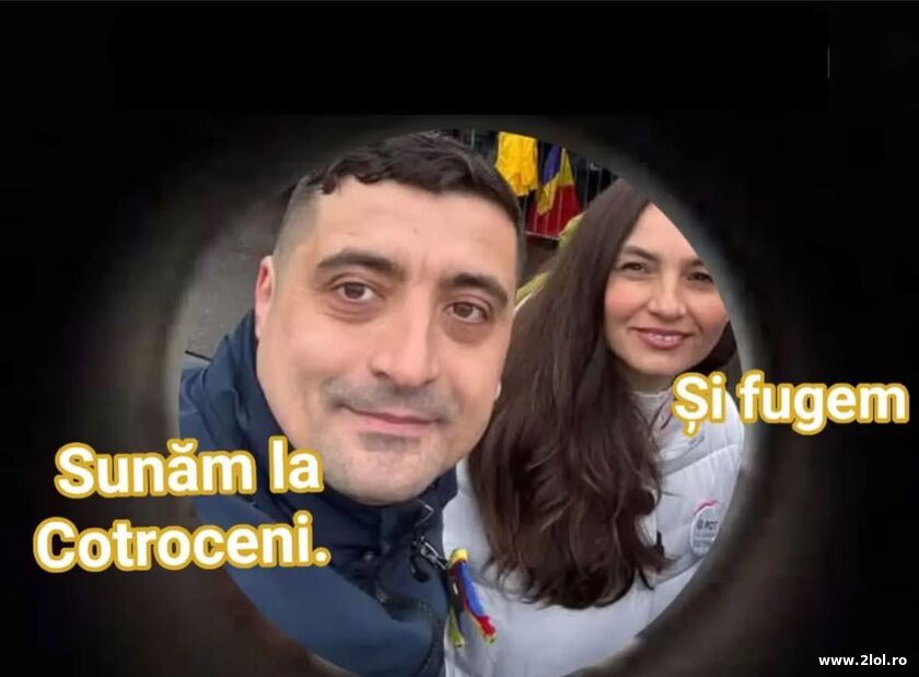 Sunam la Cotroceni | poze haioase