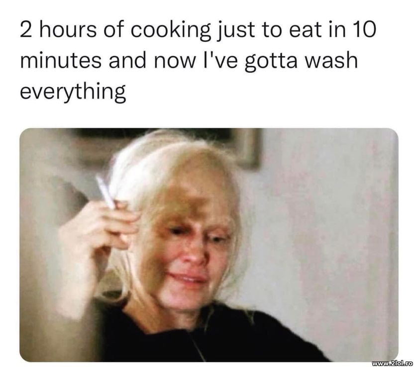 2 hours of cooking just to eat 10 minutes | poze haioase