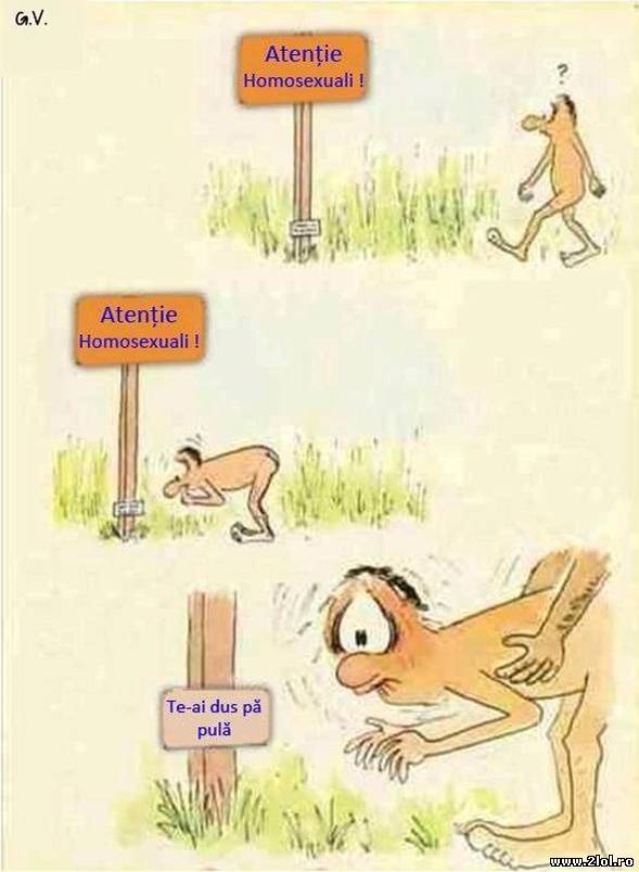 Atenție homosexuali! | poze haioase