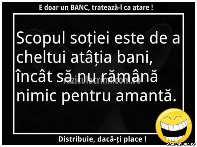 De ce sunt cheltuitoare soțiile | poze haioase