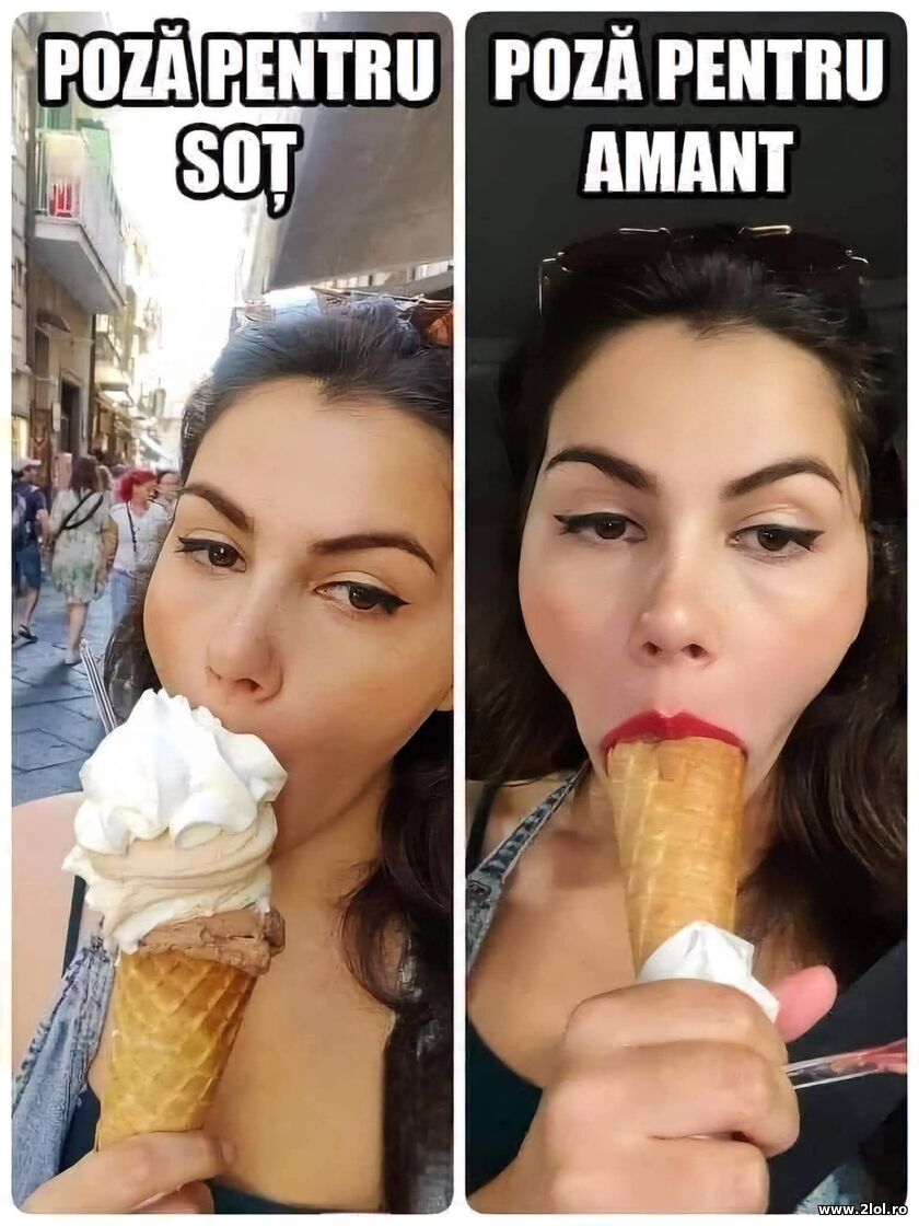 Pentru sot si pentru amant | poze haioase