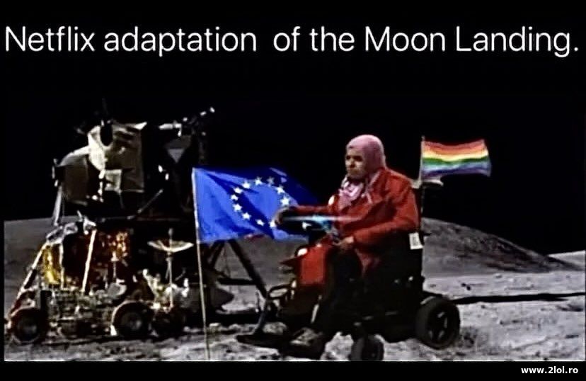 Netflix adaptation of the Moon landing | poze haioase