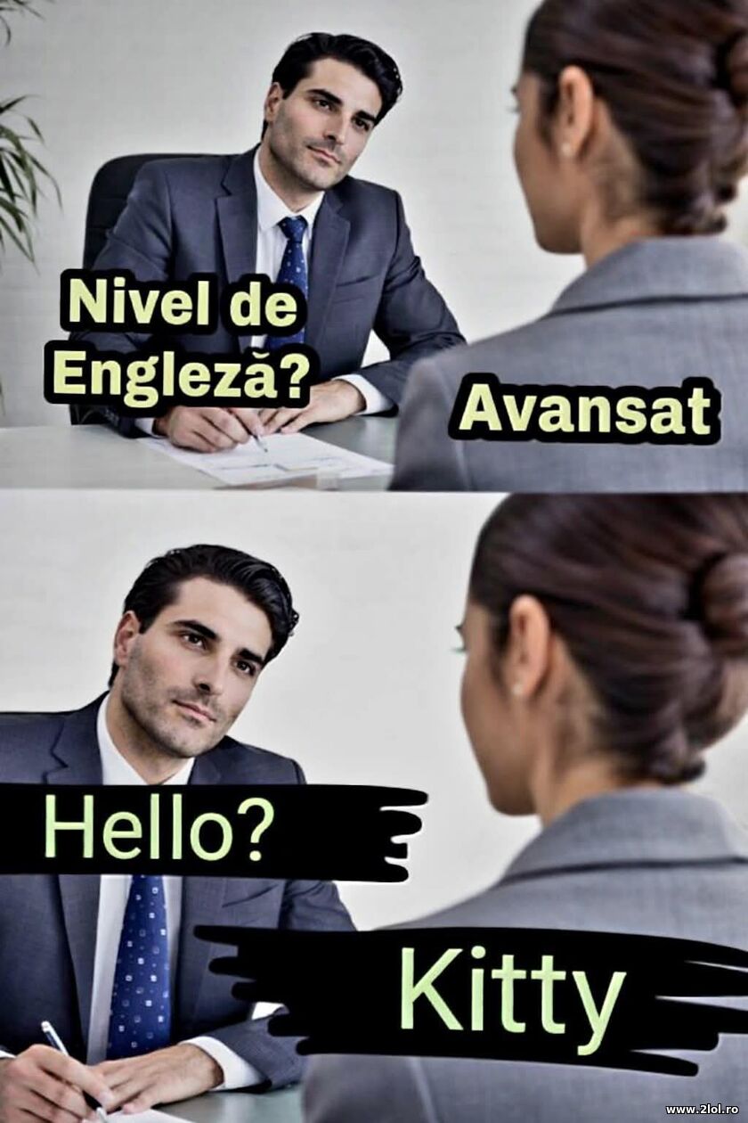 Nivel de engleza? | poze haioase