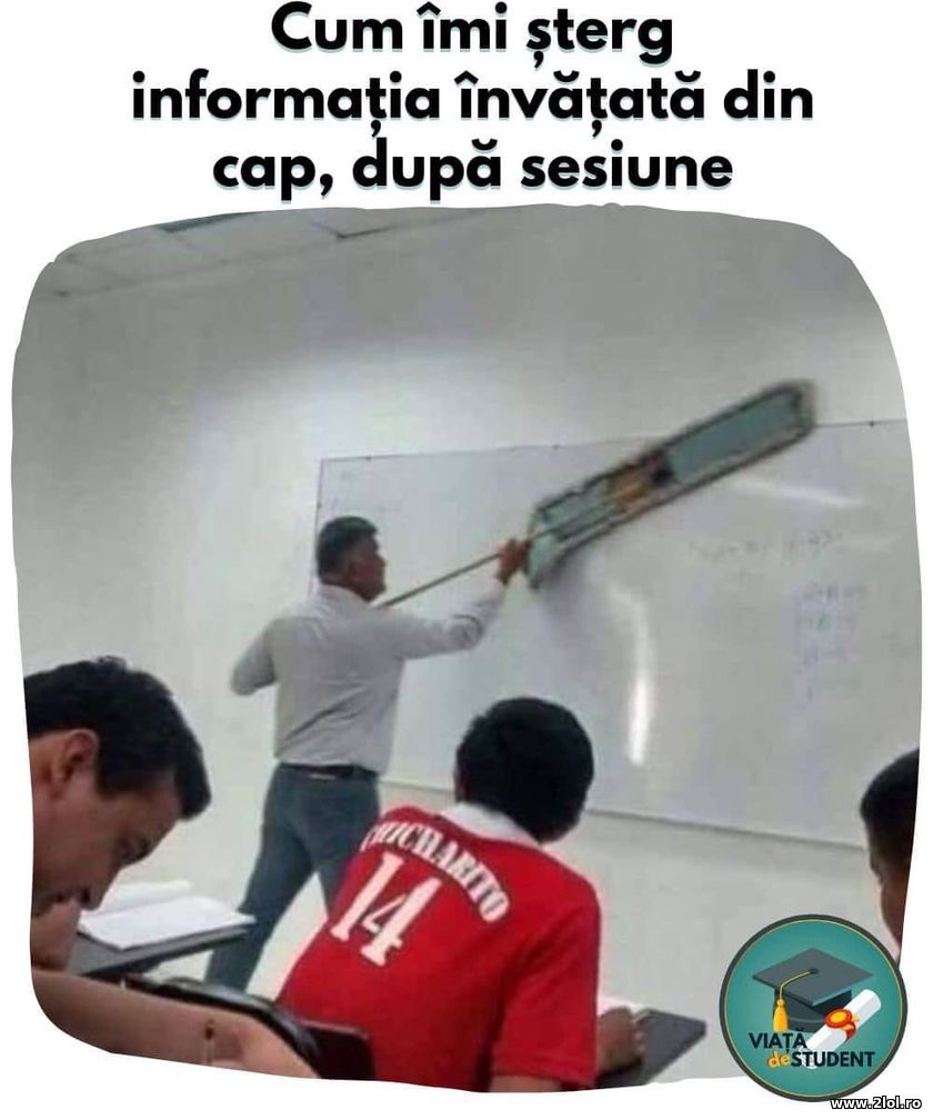 Cum imi sterg informatia invatata dupa sesiune | poze haioase