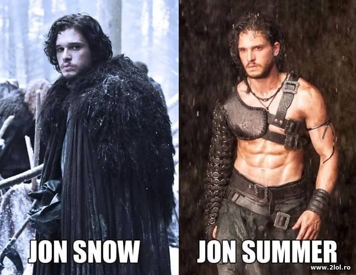 John Snow and Jon Summer | poze haioase