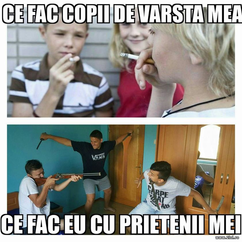 Ce fac eu cu prietenii mei | poze haioase