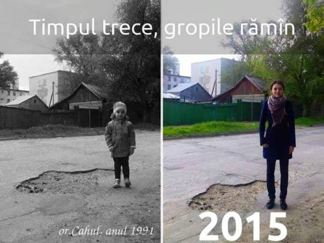 Timpul trece, gropile rămân | poze haioase