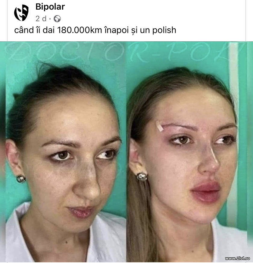 Cand ii dai 180.000km inapoi si un polish | poze haioase