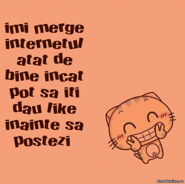 Atât de bine îmi merge internetul | poze haioase