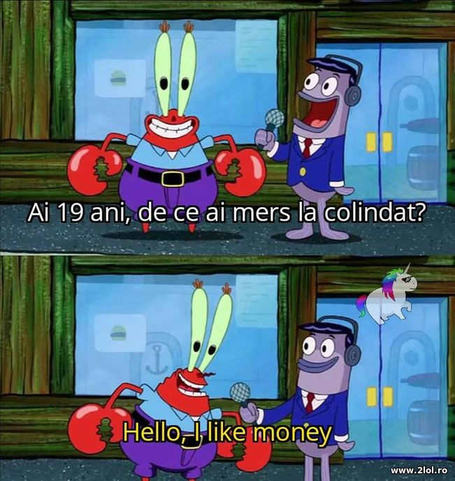 De ce ai mers la colindat? | poze haioase