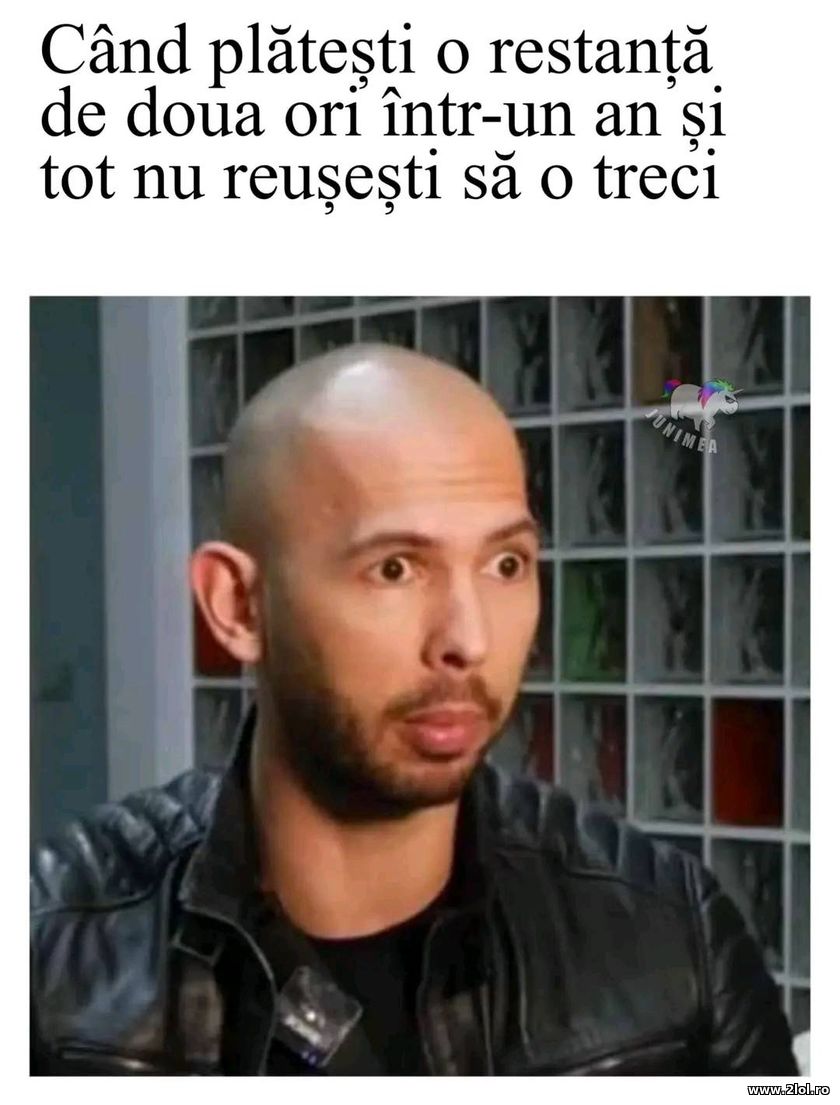 Cand platesti x2 pentru restanta si nu o treci | poze haioase