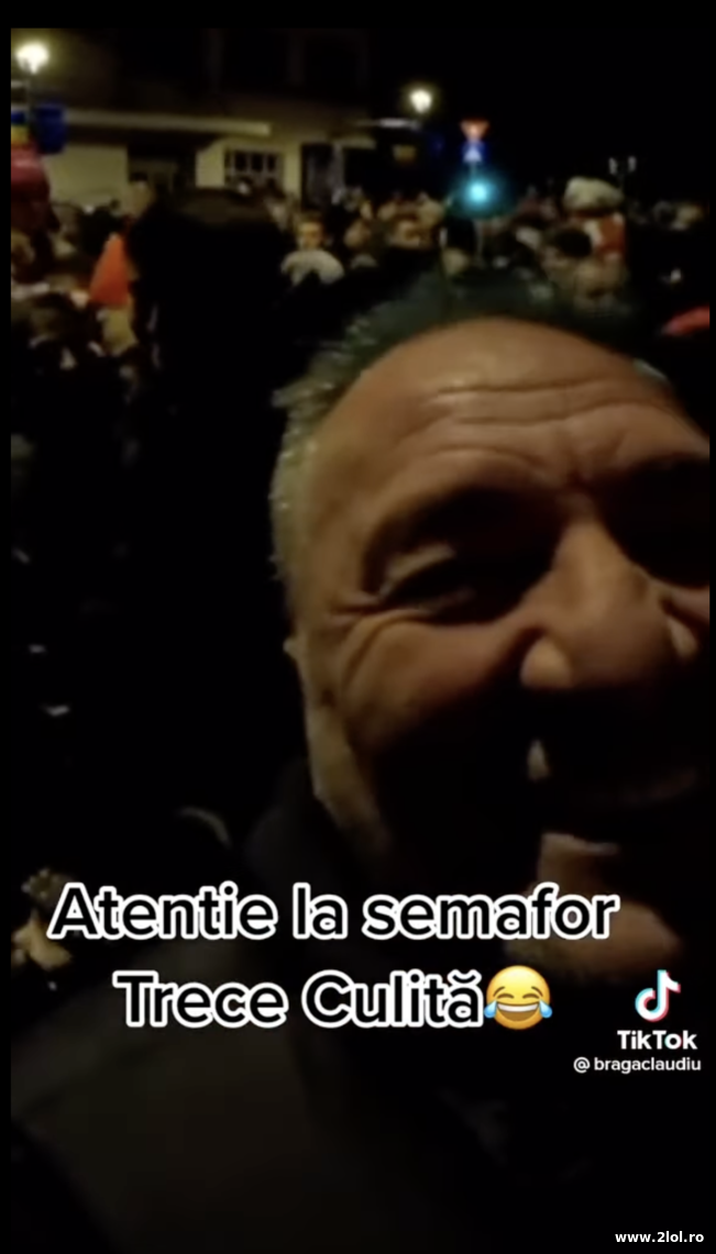 Atentie la semafor! Trece Culita! | poze haioase