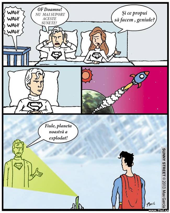 Adevărata poveste a lui Superman | poze haioase