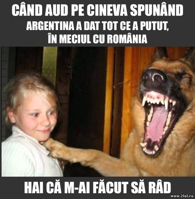Când aud că "Argentina a dat tot ce a putut" | poze haioase