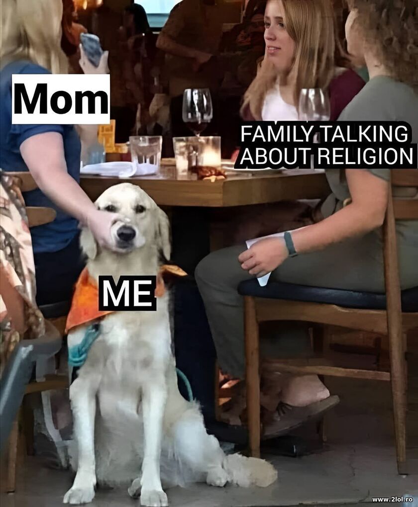 Family talking about religion | poze haioase