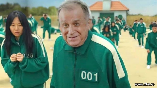Ion Iliescu in Squid Game | poze haioase