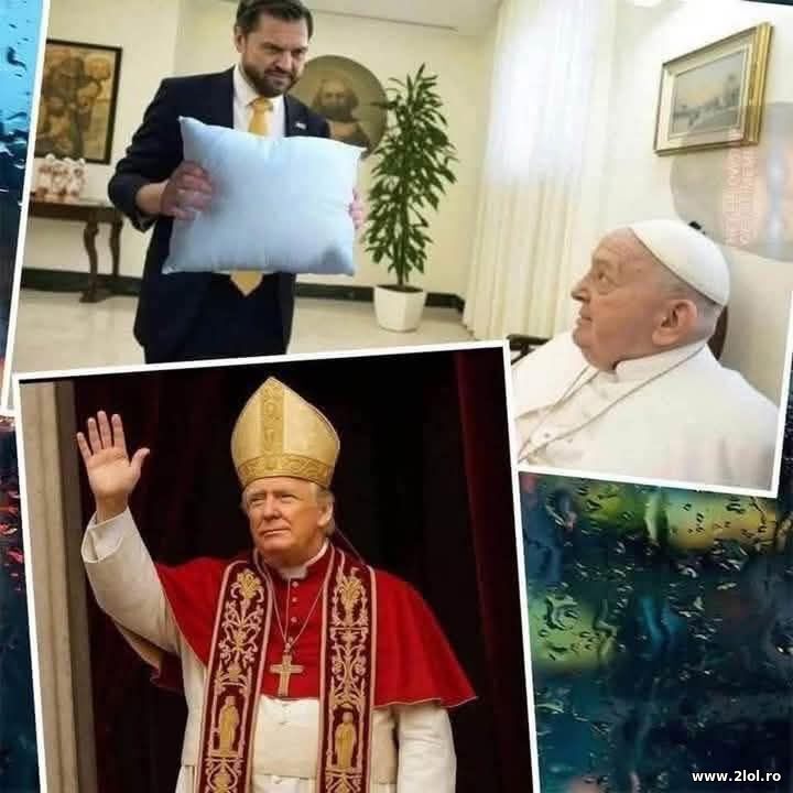 J.D. Vance si Trump Papa | poze haioase