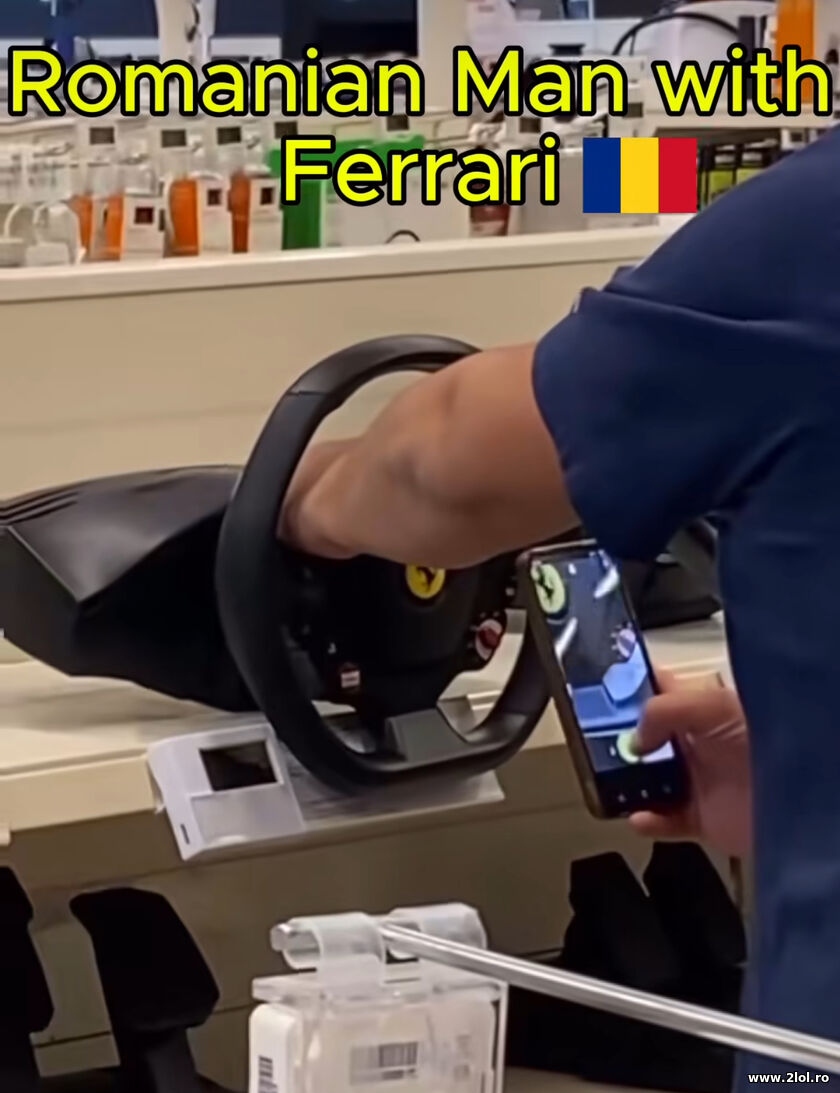 Si-a luat Ferrari | poze haioase