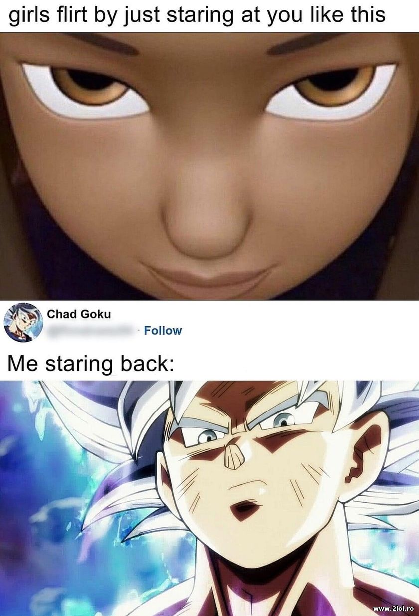 Girls flirt by just staring at you like this | poze haioase