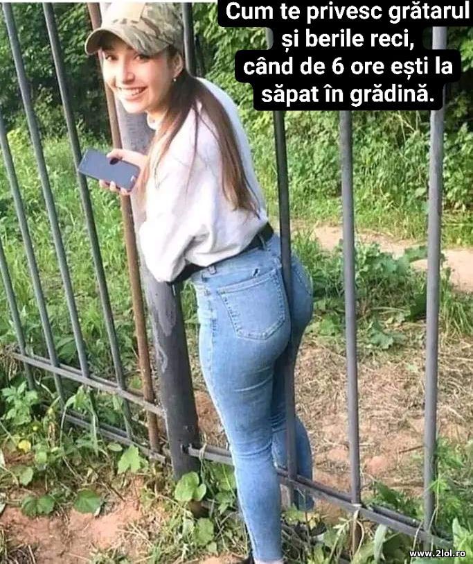 Cand de 6 ore esti la sapat in gradina | poze haioase