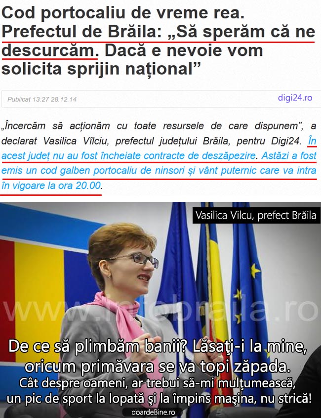 În Brăila nu e nevoie de dezăpezire | poze haioase