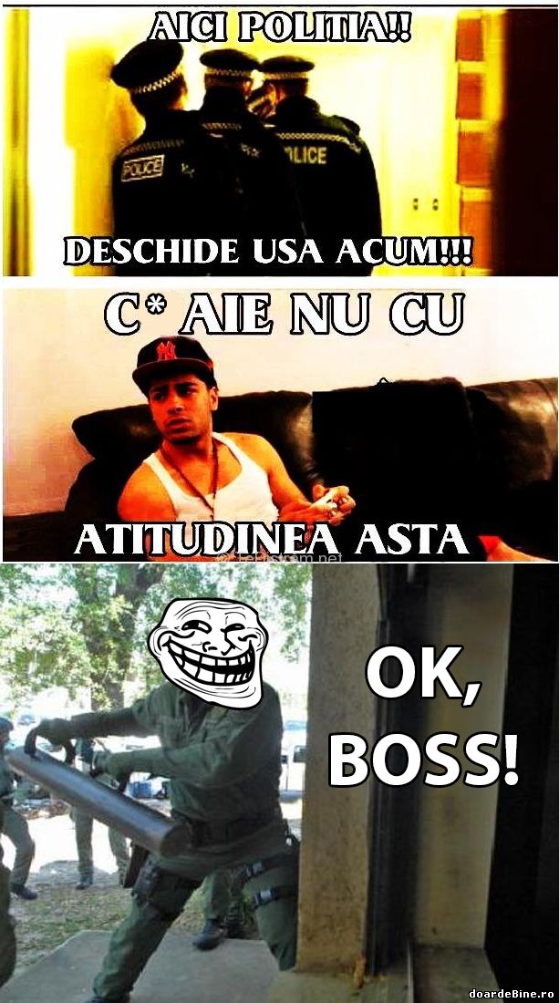 La Boss nu merge cu o atitudine civilizată | poze haioase