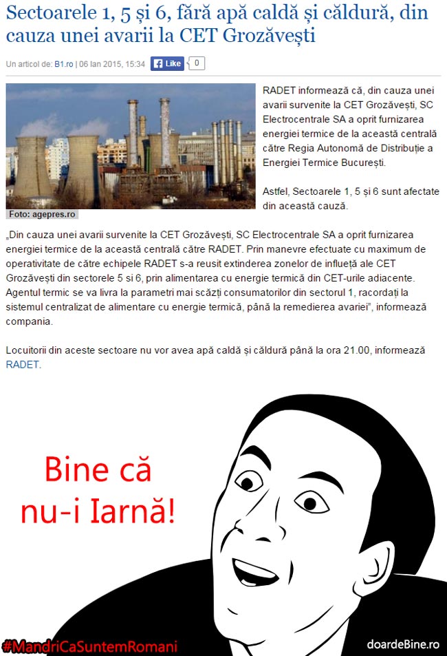 Bucureştenii fac economii la a apă caldă & căldură | poze haioase