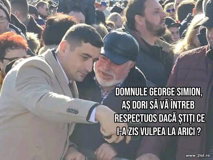 Domnule George Simion | poze haioase