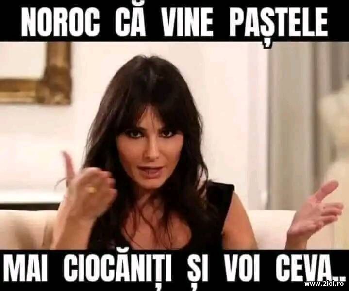 Noroc ca vine Pastele | poze haioase
