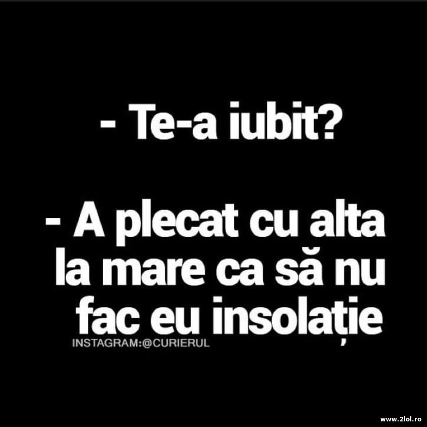 Te-a iubit? A plecat cu alta la mare | poze haioase