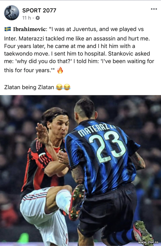 O intamplare a lui Zlatan Ibrahimović | poze haioase