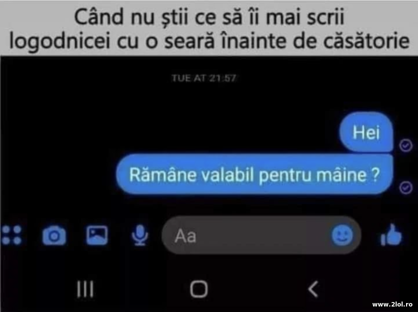 Cand nu stii ce sa-i mai scrii logodnicei | poze haioase
