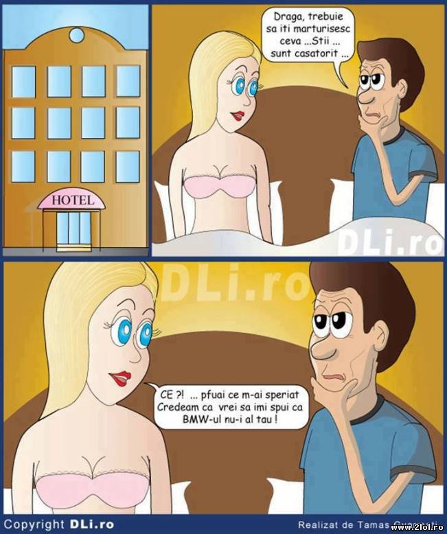 Sărcaca blondă, s-a speriat degeaba | poze haioase