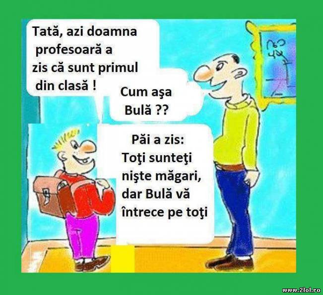 Bulă, primul din clasă | poze haioase
