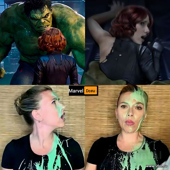 Hulk and Black Widow | poze haioase